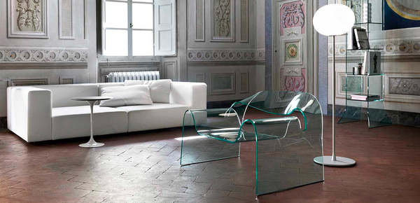 poltrona vetro Ghost Fiam